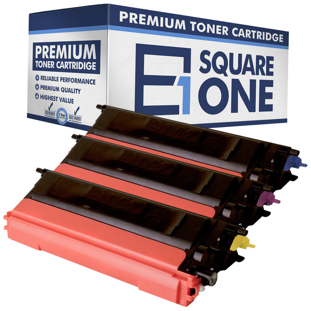 eSquareOne Compatible High Yield Toner Cartridge Replacement for TN115C TN115M TN115Y TN110C TN110M TN110Y (Cyan, Magenta, Yellow)